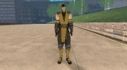 Scorpion alternative costume для GTA San Andreas миниатюра 4