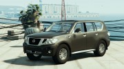 Patrol Nissan 2015 для GTA 5 миниатюра 1