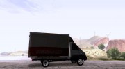 ГАЗ 3302 Газель для GTA San Andreas миниатюра 5