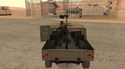 Hummer с пулеметом для GTA San Andreas миниатюра 2