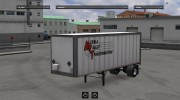 Trailers Pack Box ATS для Euro Truck Simulator 2 миниатюра 1