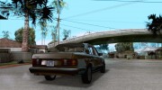 Mercedes Benz W126 560 1990 для GTA San Andreas миниатюра 4