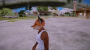 Fox mask (GTA V Online) для GTA San Andreas миниатюра 5