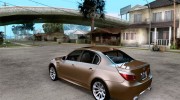 BMW M5 E60 2009 v2 для GTA San Andreas миниатюра 3