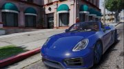 2016 Porsche Boxster GTS для GTA 5 миниатюра 1