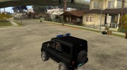 УАЗ 315195 Хантер Полиция para GTA San Andreas miniatura 3