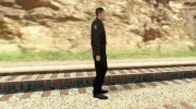 Black Cop Marcus для GTA San Andreas миниатюра 4