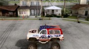 Chevrolet Blazer K5 Monster Skin 7 для GTA San Andreas миниатюра 2