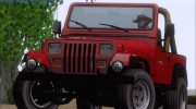 Jeep Wrangler for GTA San Andreas miniature 5