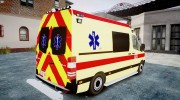 Mercedes-Benz Sprinter 311 cdi Belgian Ambulance para GTA 4 miniatura 3