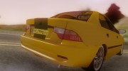 Iran Khodro Samand Taxi для GTA San Andreas миниатюра 3