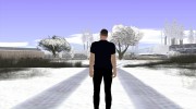 Skin GTA Online в чёрной одежде для GTA San Andreas миниатюра 5