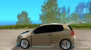 Volkswagen Golf GTI Sport tuned para GTA San Andreas miniatura 2