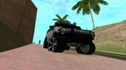 Hummer  H2  Monster для GTA San Andreas миниатюра 5