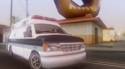 Carcer City Ambulance для GTA San Andreas миниатюра 1
