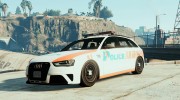 Audi RS4 Swiss - GE Police para GTA 5 miniatura 1