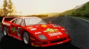 1989 Ferrari F40 (US-Spec) для GTA San Andreas миниатюра 18