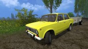 ВАЗ 2101 и Прицеп КАРЗ ПФ-8304 para Farming Simulator 2015 miniatura 1