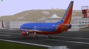 Boeing 737-800 Southwest Airlines для GTA San Andreas миниатюра 3