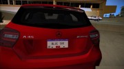 Mercedes-Benz A45 AMG 2012 для GTA Vice City миниатюра 4