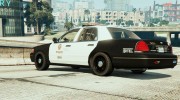 LAPD CVPI with FedSign Arjent para GTA 5 miniatura 2