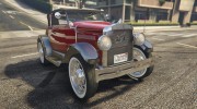 Ford T 1927 Roadster for GTA 5 miniature 1