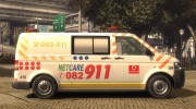 Volkswagen Transporter 2011 ambulance para GTA 4 miniatura 4