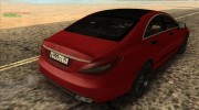Mercedes-Menz CLS63 AMG для GTA San Andreas миниатюра 2