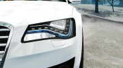 Audi A8 лимузин для GTA 4 миниатюра 12