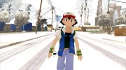 Эш Кетчум из мультсериала Покемон para GTA San Andreas miniatura 1