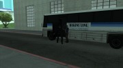 Оживлённый железнодорожный вокзал в Сан Фиерро v2 para GTA San Andreas miniatura 4