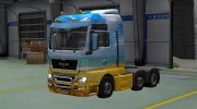Скин Summer для MAN TGX для Euro Truck Simulator 2 миниатюра 1