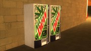 Новые торговые автоматы с Mountain Dew для GTA San Andreas миниатюра 3
