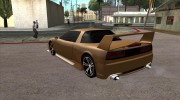 Infernus BMW Revolution Со спойлером и без номерного знака для GTA San Andreas миниатюра 4