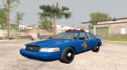 Ford Crown Victoria Michigan Police para GTA San Andreas miniatura 1