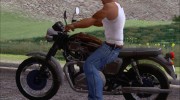 Motorcycle Triumph from Metal Gear Solid V The Phantom Pain para GTA San Andreas miniatura 12
