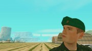 Солдат в зеленом берете для GTA San Andreas миниатюра 6