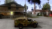 Hummer H2 Army для GTA San Andreas миниатюра 5