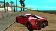 FnF 7 Lykan Hypersport para GTA San Andreas miniatura 16