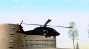 Sikorsky UH-60L Black Hawk Mexican Air Force for GTA San Andreas miniature 5