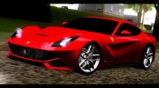 Ferrari F12 Berlinetta 2013 для GTA San Andreas миниатюра 1