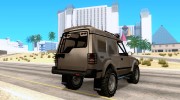 Landrover Discovery 2 Rally Raid для GTA San Andreas миниатюра 4