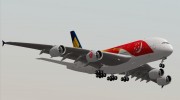 Airbus A380-800 Singapore Airlines Singapores 50th Birthday Livery (9V-SKI) для GTA San Andreas миниатюра 12