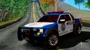 Ford F-150 SVT Raptor 2012 Police version for GTA San Andreas miniature 16