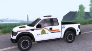 Ford Raptor Royal Canadian Mountain Police para GTA San Andreas miniatura 2
