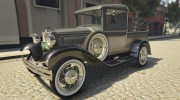 Ford A Pick-up 1930 for GTA 5 miniature 11