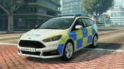 2015 Police Ford Focus ST Estate para GTA 5 miniatura 1