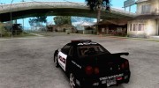 Nissan Skyline R34 Police для GTA San Andreas миниатюра 3