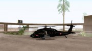 Sikorsky UH-60L Black Hawk Mexican Air Force para GTA San Andreas miniatura 1