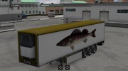 Fish Trailers Pack для Euro Truck Simulator 2 миниатюра 7